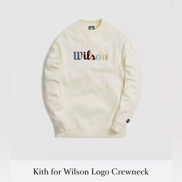 Vintage Kith x Wilson Cream Crewneck